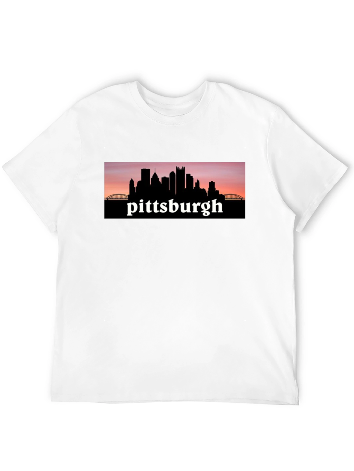 Pittsburgh Skyline T-Shirt Black