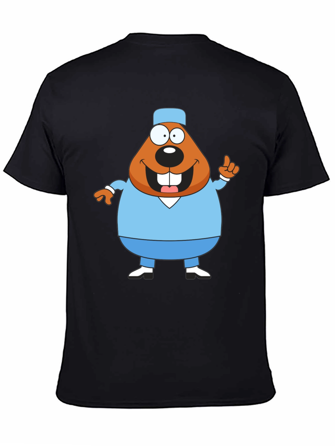 Cartoon Beaver Doctor T-Shirt