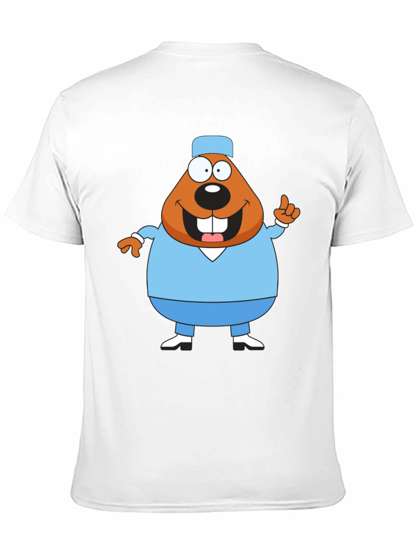 Cartoon Beaver Doctor T-Shirt