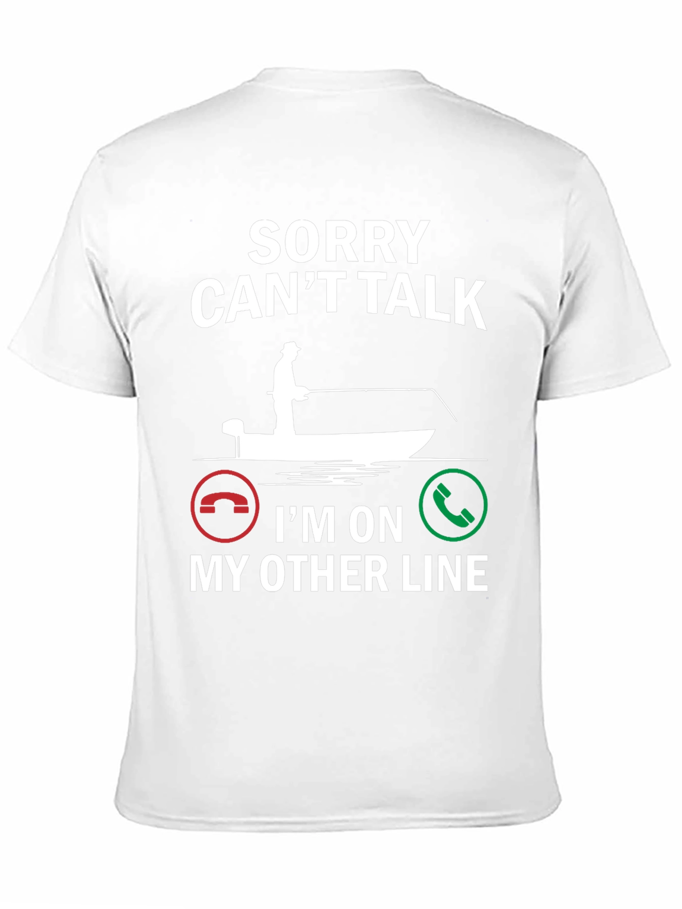 Sorry Cant Talk Fishing T-Shirt