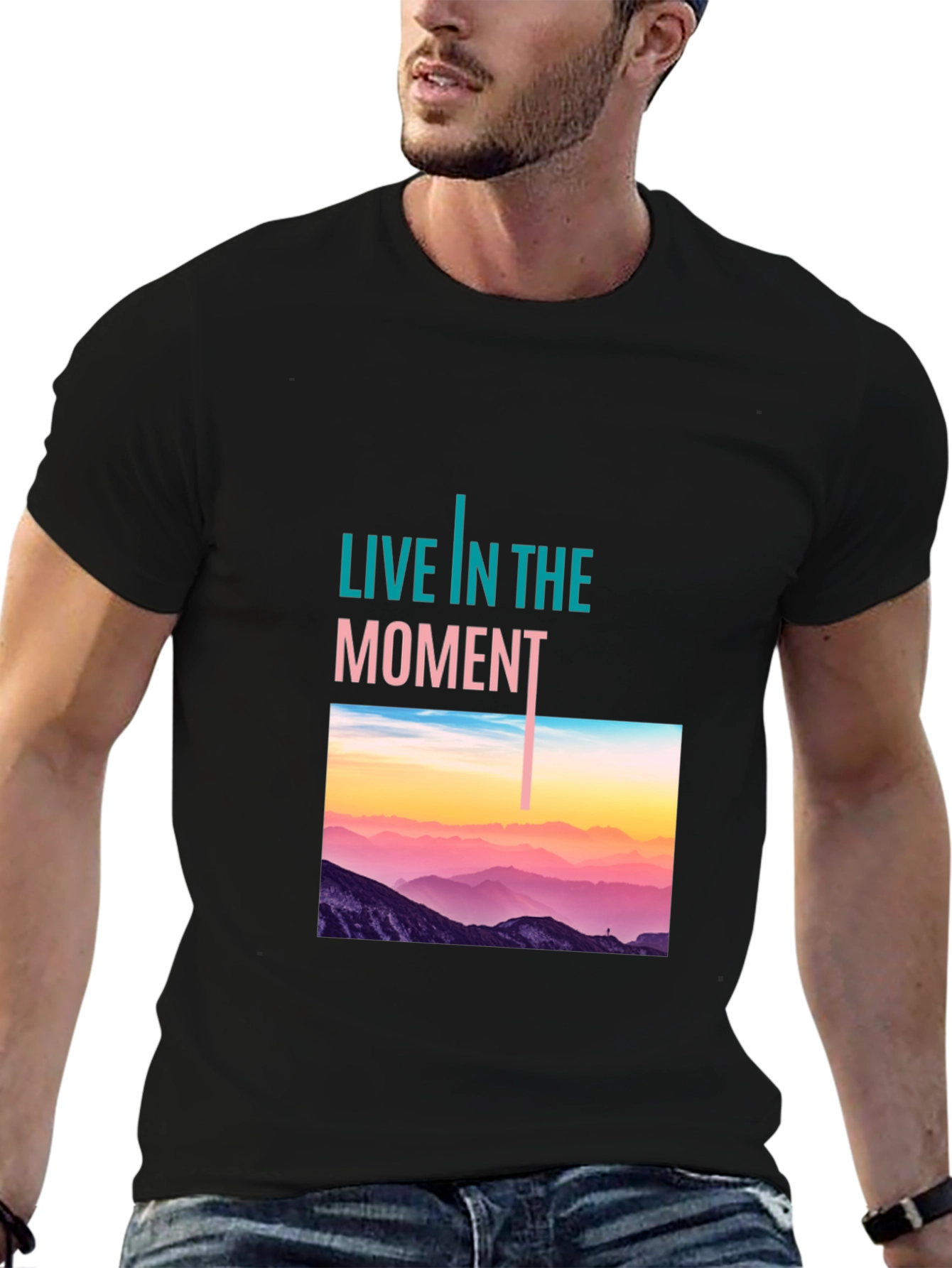 Live In The Moment Graphic T-Shirt