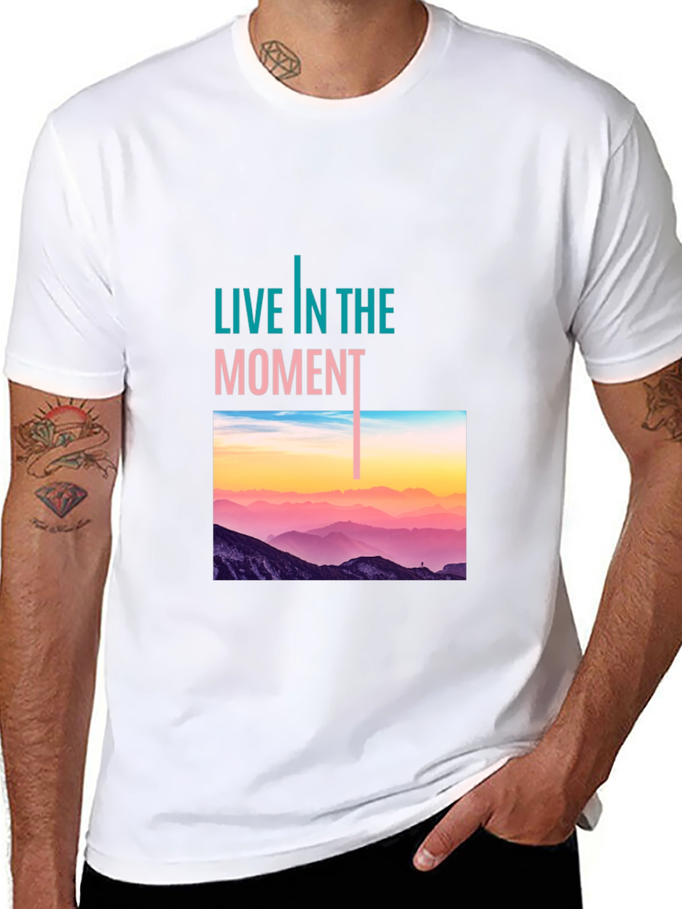 Live In The Moment Graphic T-Shirt