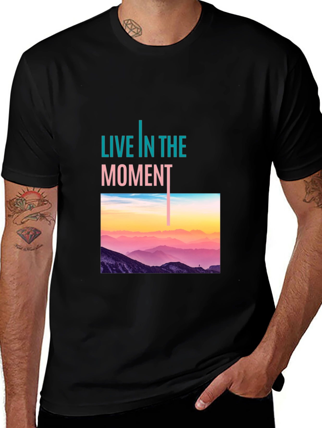 Live In The Moment Graphic T-Shirt