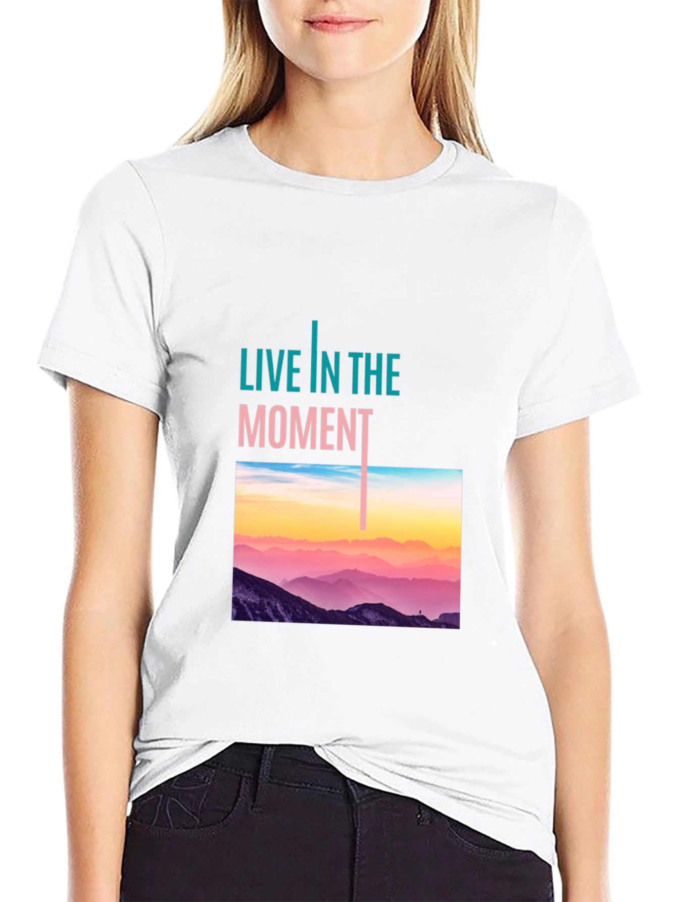 Live In The Moment Graphic T-Shirt