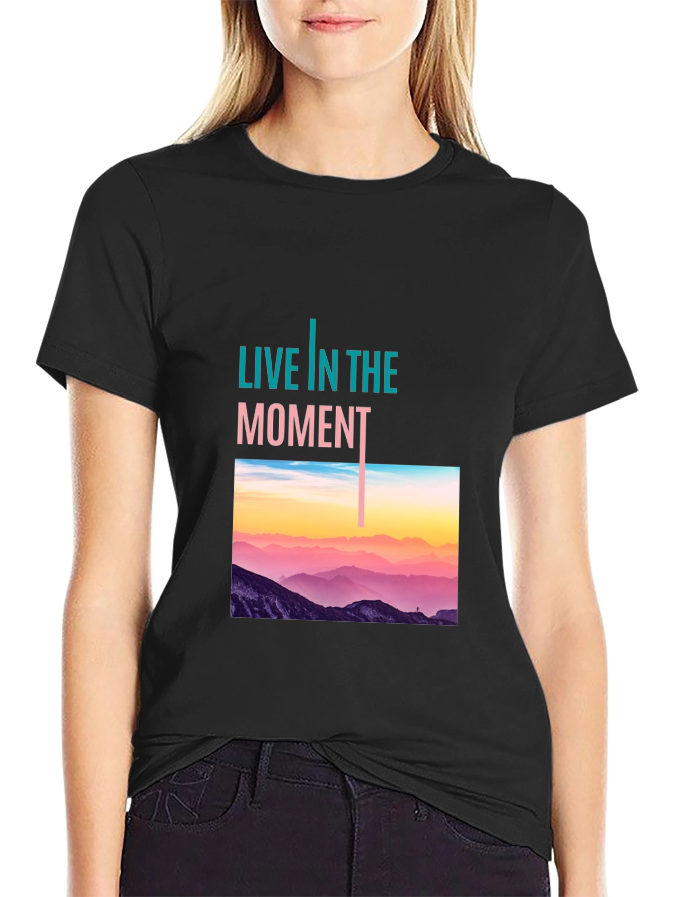 Live In The Moment Graphic T-Shirt