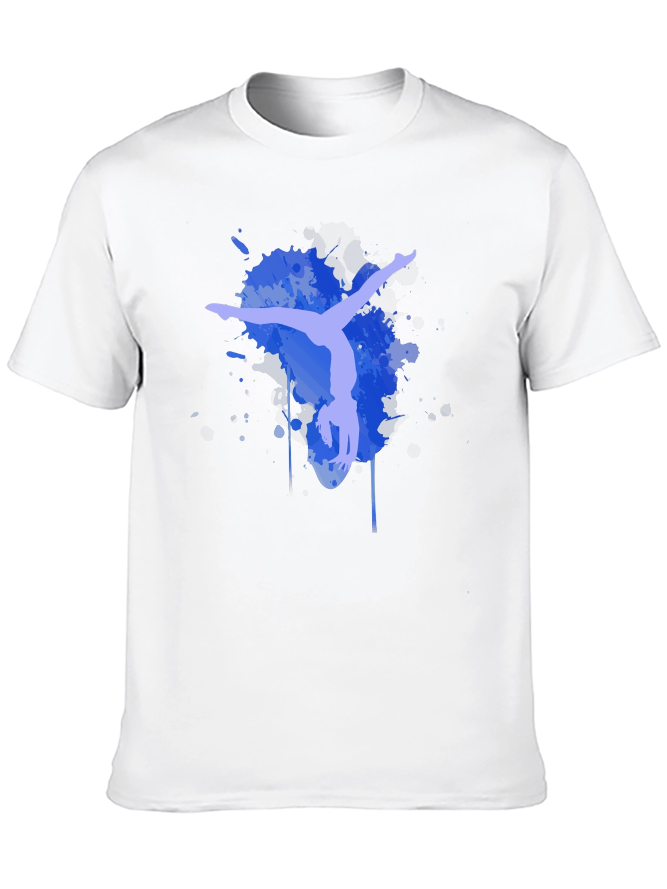 Gymnastics Silhouette T-Shirt - Artistic Black Tee
