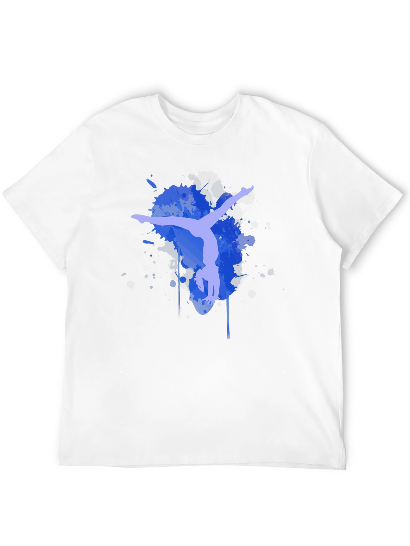 Gymnastics Silhouette T-Shirt - Artistic Black Tee