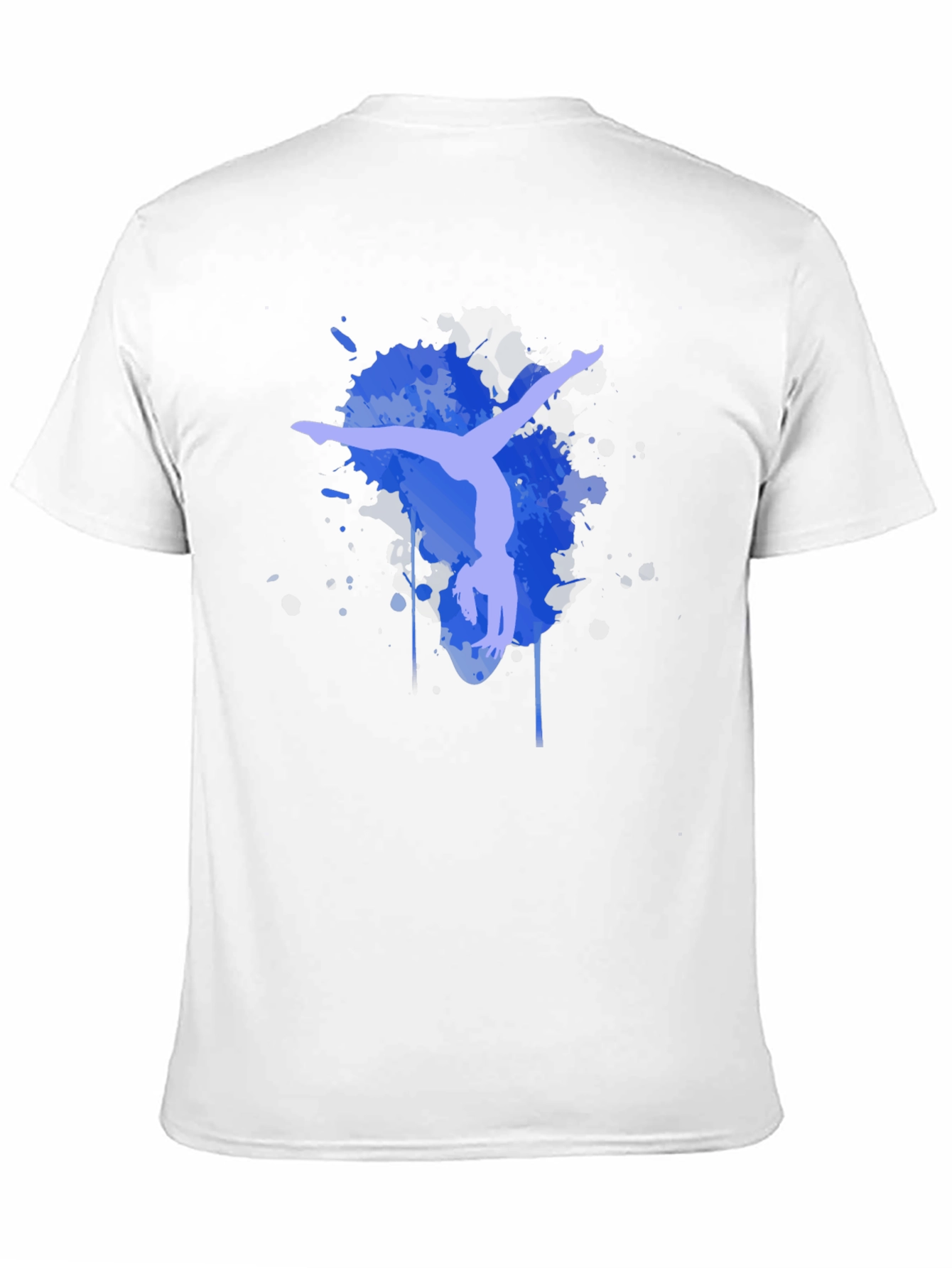 Gymnastics Silhouette T-Shirt - Artistic Black Tee
