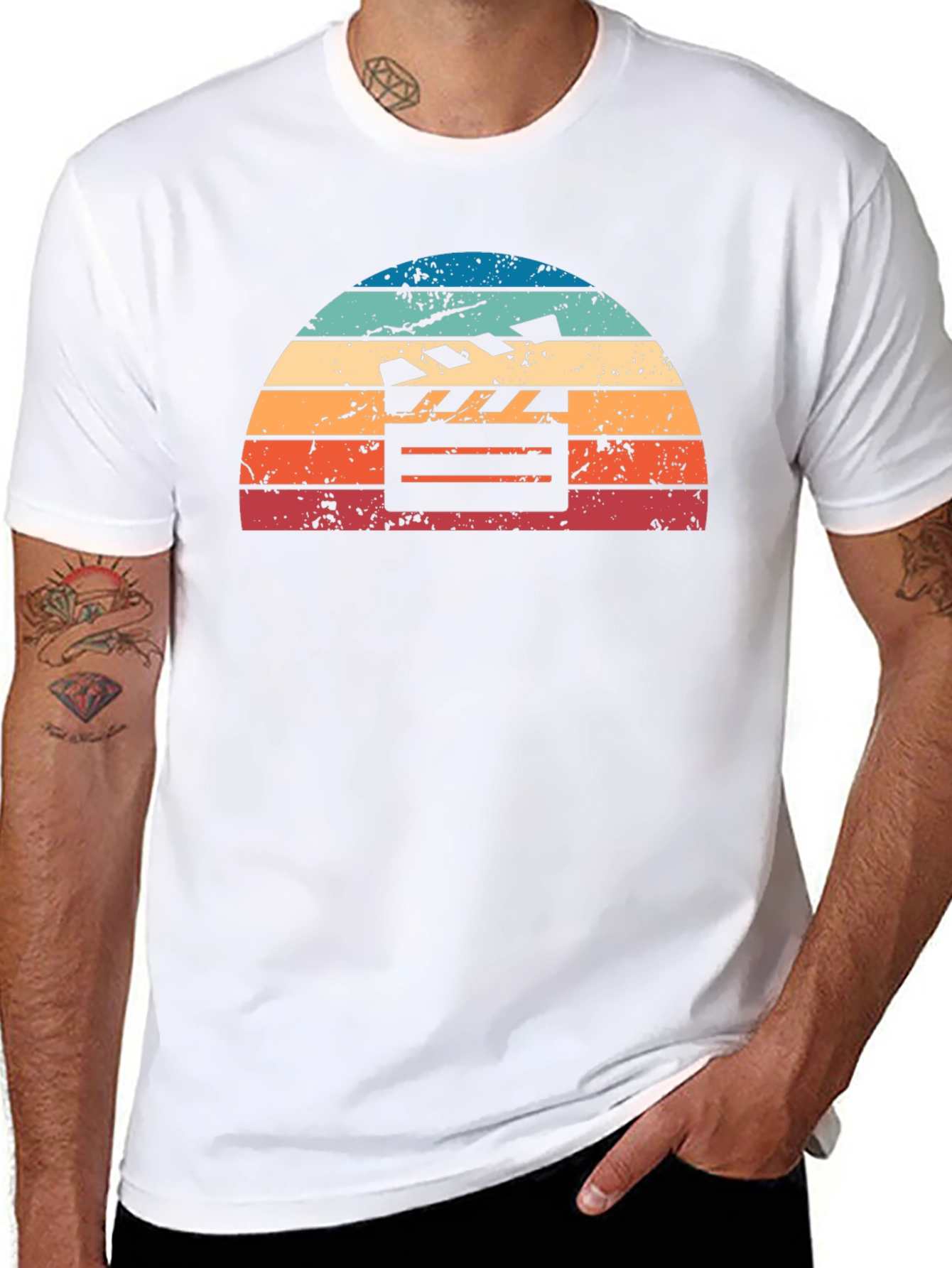 Retro Film Slate Graphic T-Shirt
