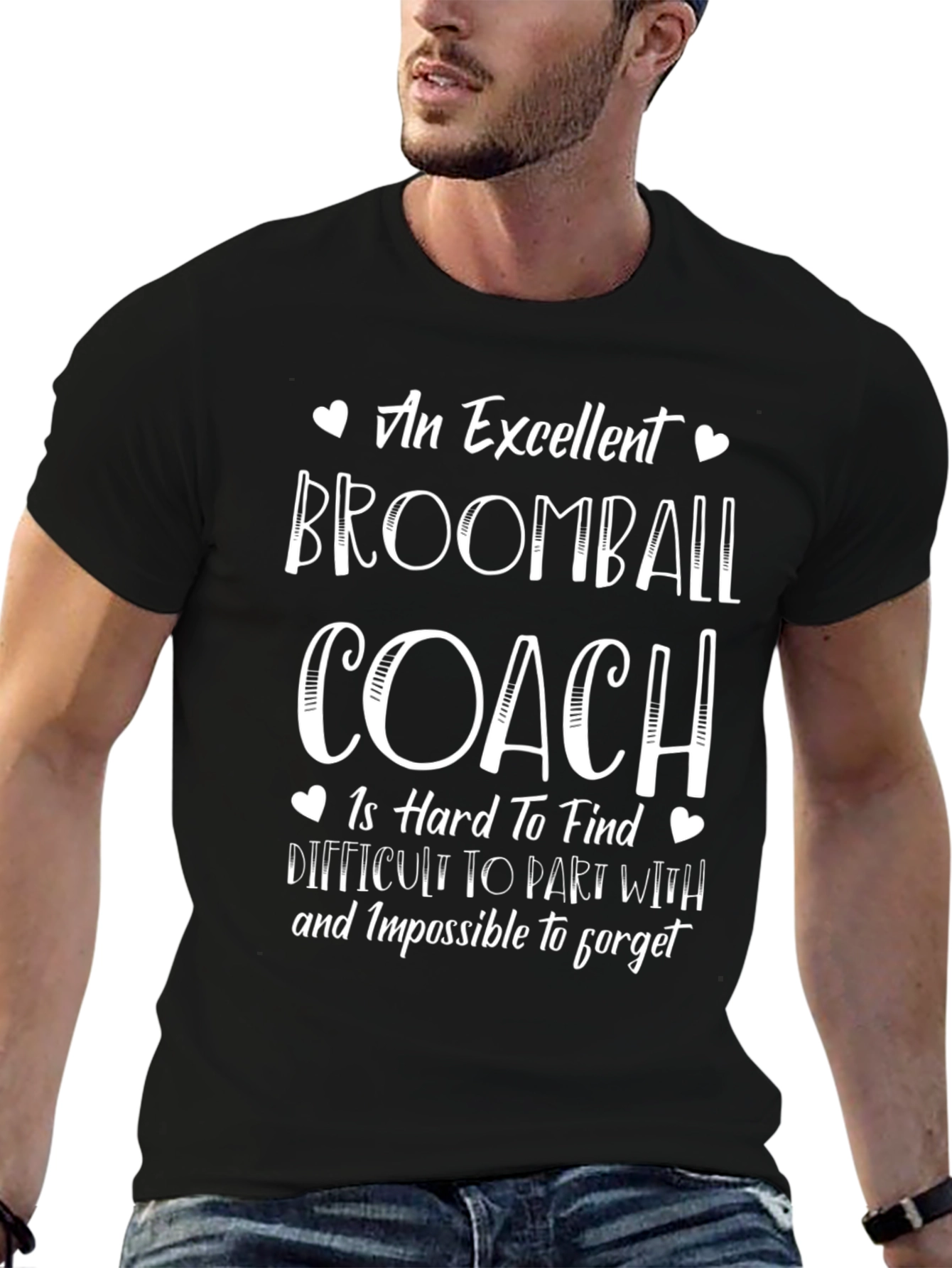 Excellent Broomball Coach T-Shirt