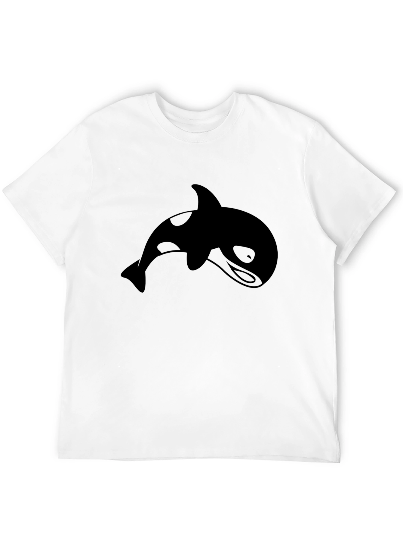 Killer Whale Graphic T-Shirt - Black