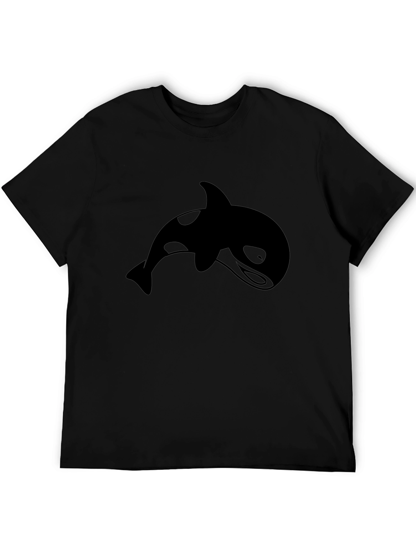 Killer Whale Graphic T-Shirt - Black