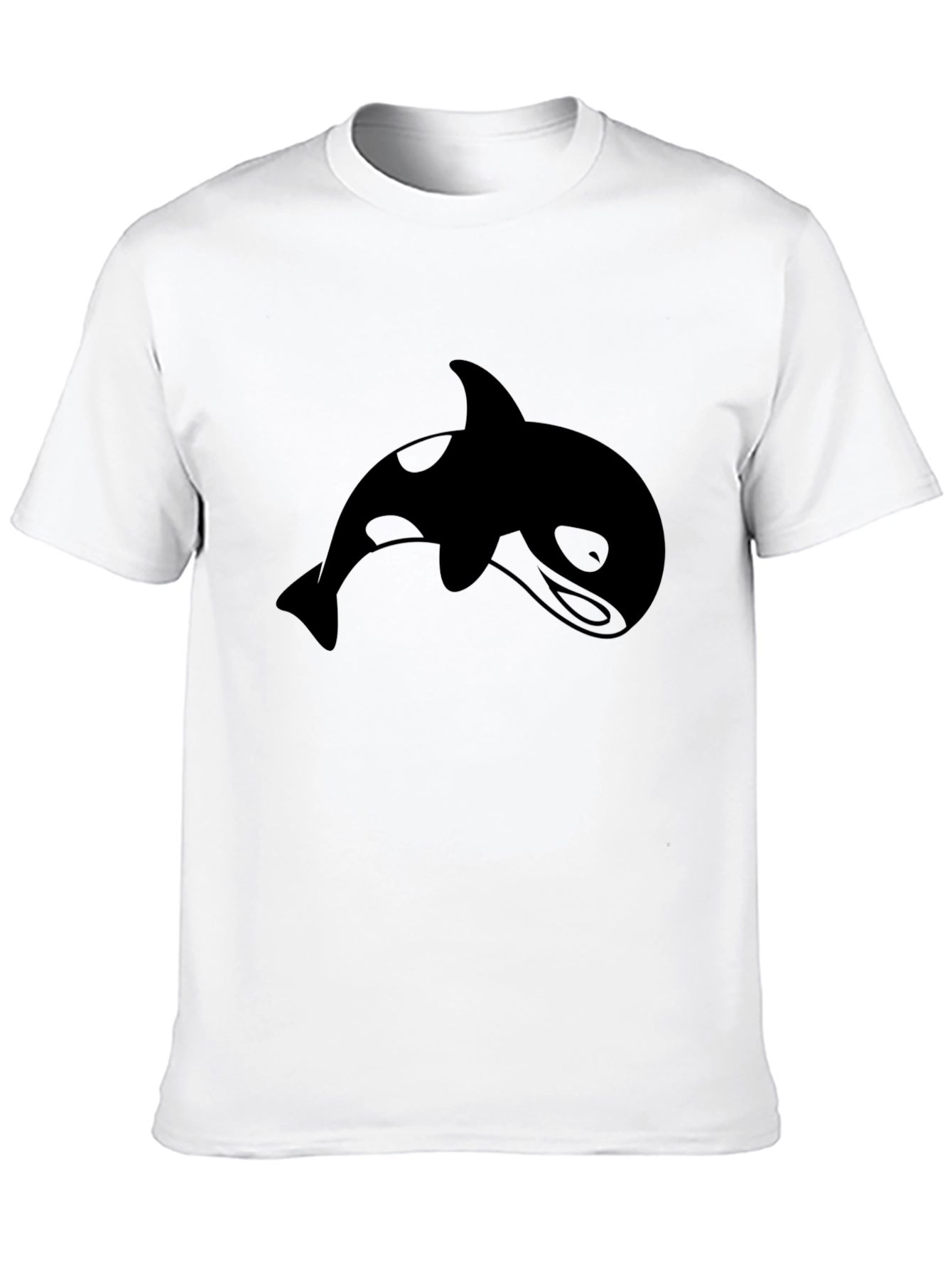 Killer Whale Graphic T-Shirt - Black