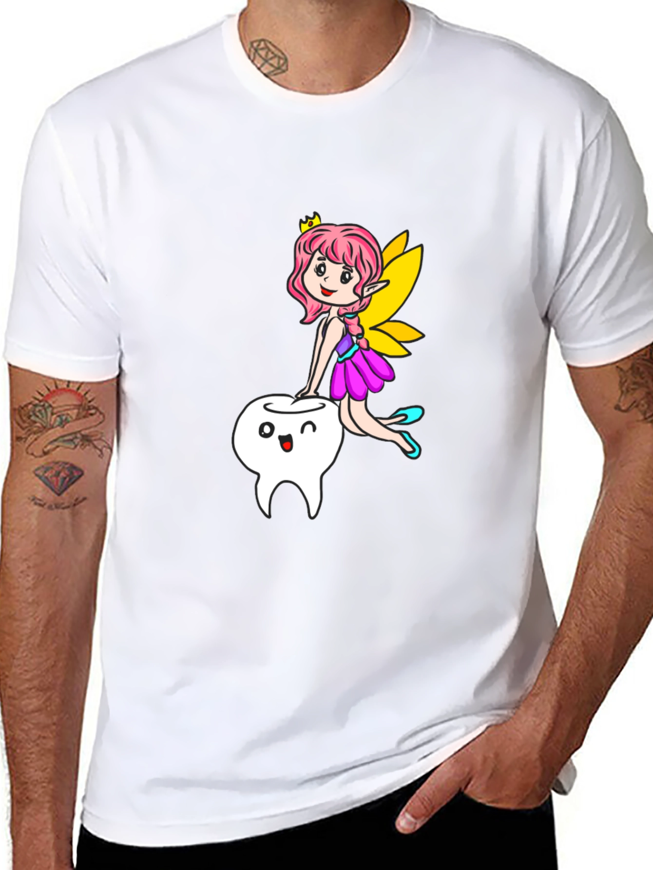 Cute Tooth Fairy Graphic T-Shirt
