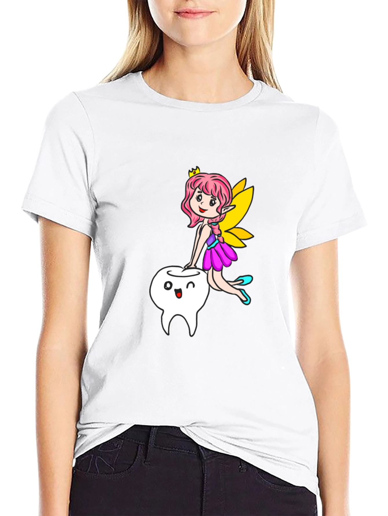 Cute Tooth Fairy Graphic T-Shirt
