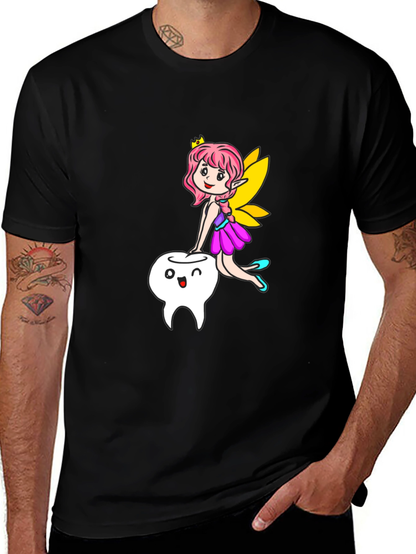 Cute Tooth Fairy Graphic T-Shirt