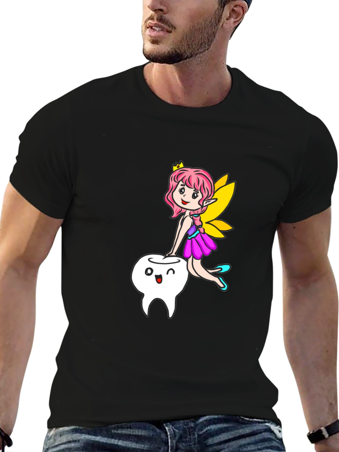 Cute Tooth Fairy Graphic T-Shirt