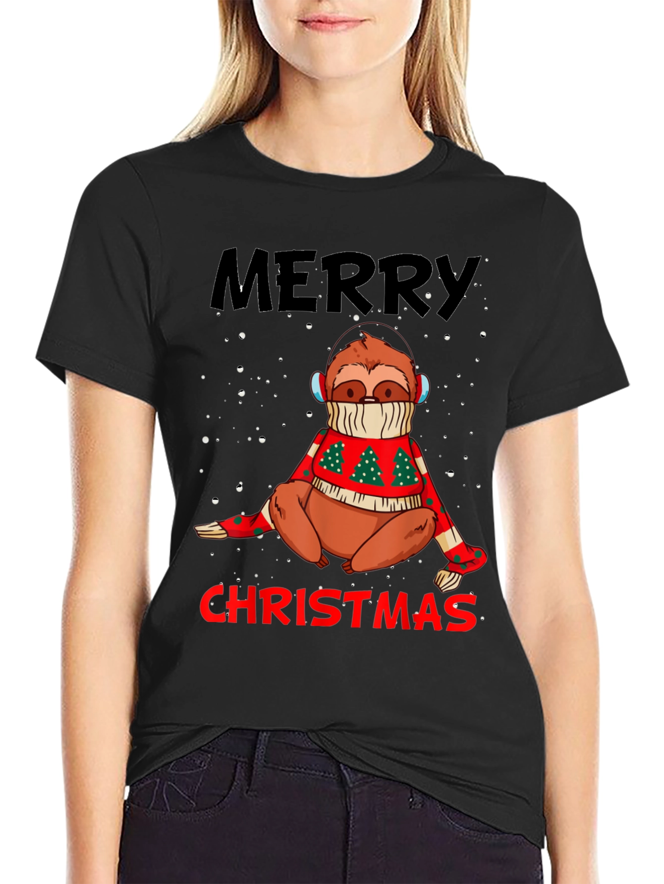 Merry Christmas Sloth T-Shirt