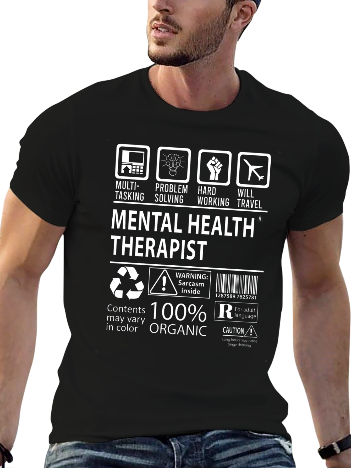 Mental Health Therapist T-Shirt - 100% Organic