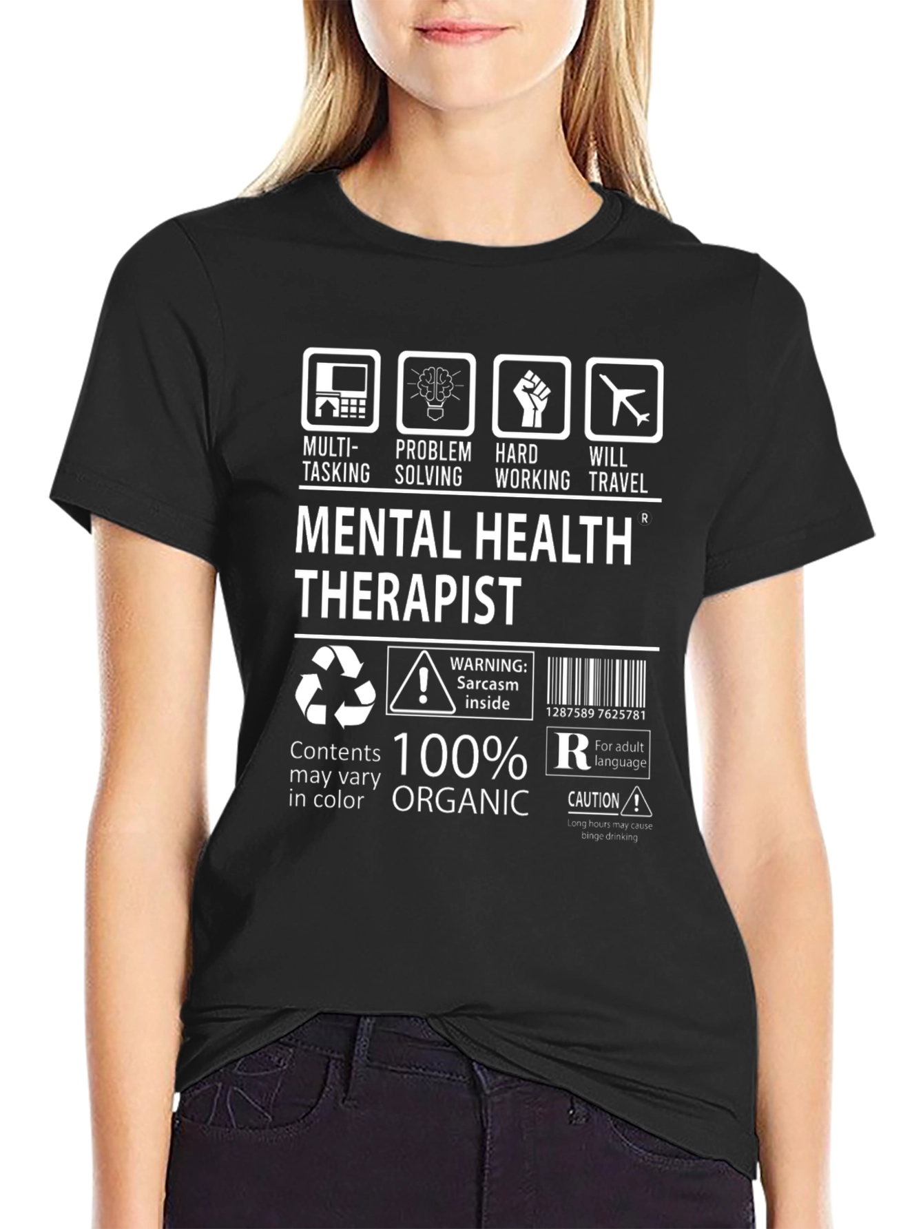 Mental Health Therapist T-Shirt - 100% Organic