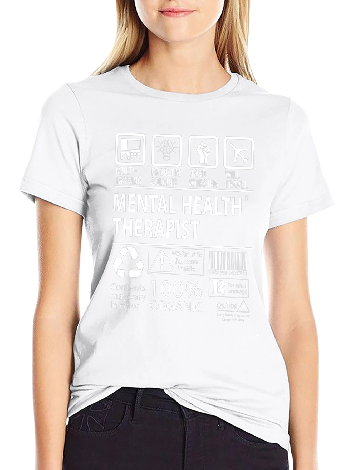 Mental Health Therapist T-Shirt - 100% Organic