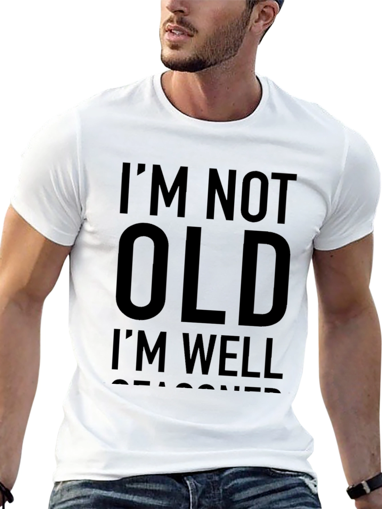 Im Not Old Im Well Seasoned Black T-Shirt