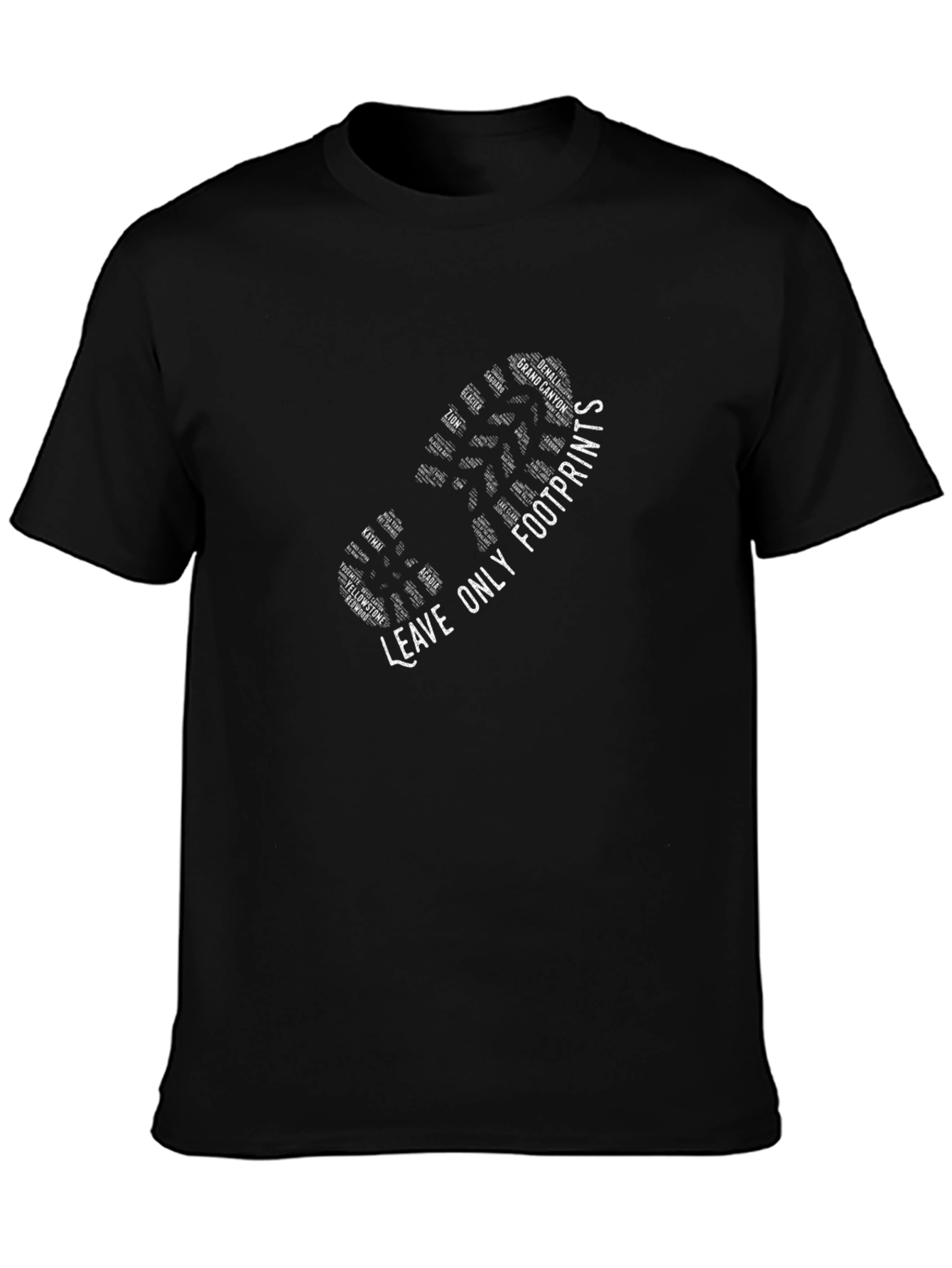 Leave Only Footprints Graphic T-Shirt
