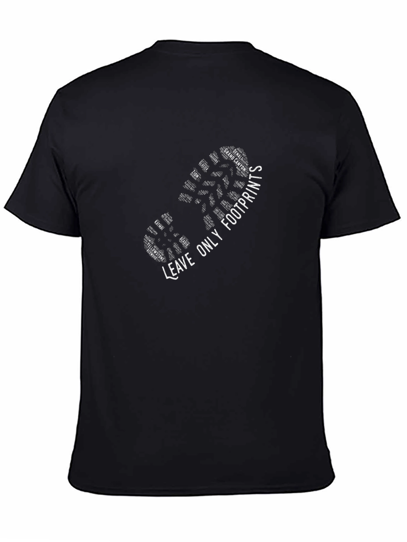 Leave Only Footprints Graphic T-Shirt