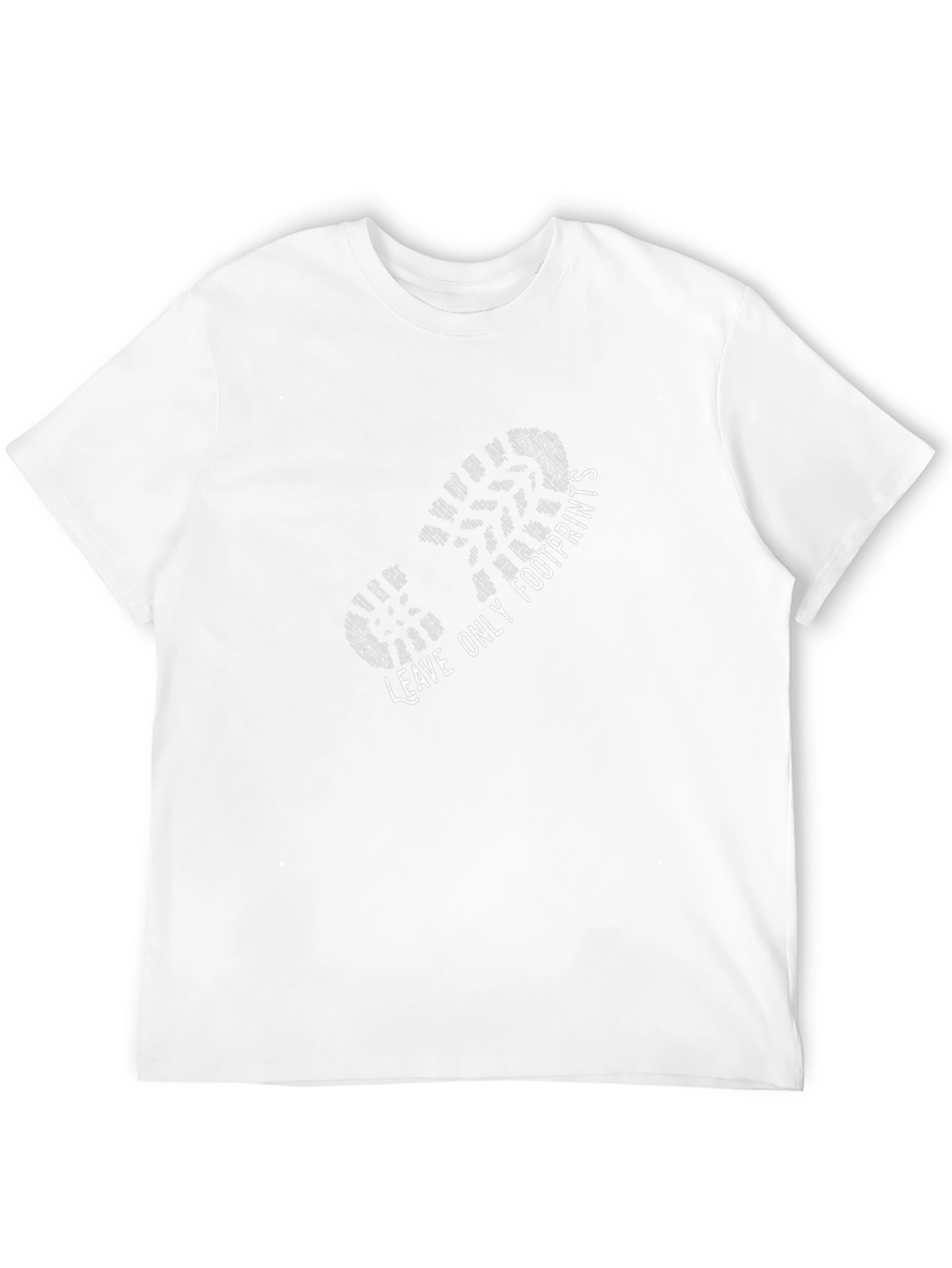 Leave Only Footprints Graphic T-Shirt