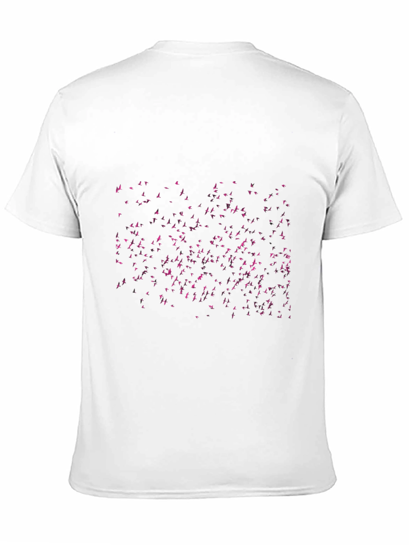 Flock Print Black T-Shirt