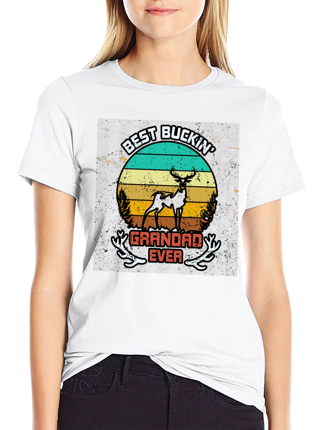 Best Buckin Grandad Ever T-Shirt