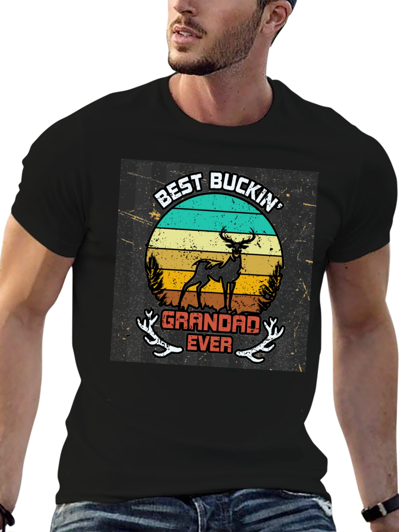 Best Buckin Grandad Ever T-Shirt