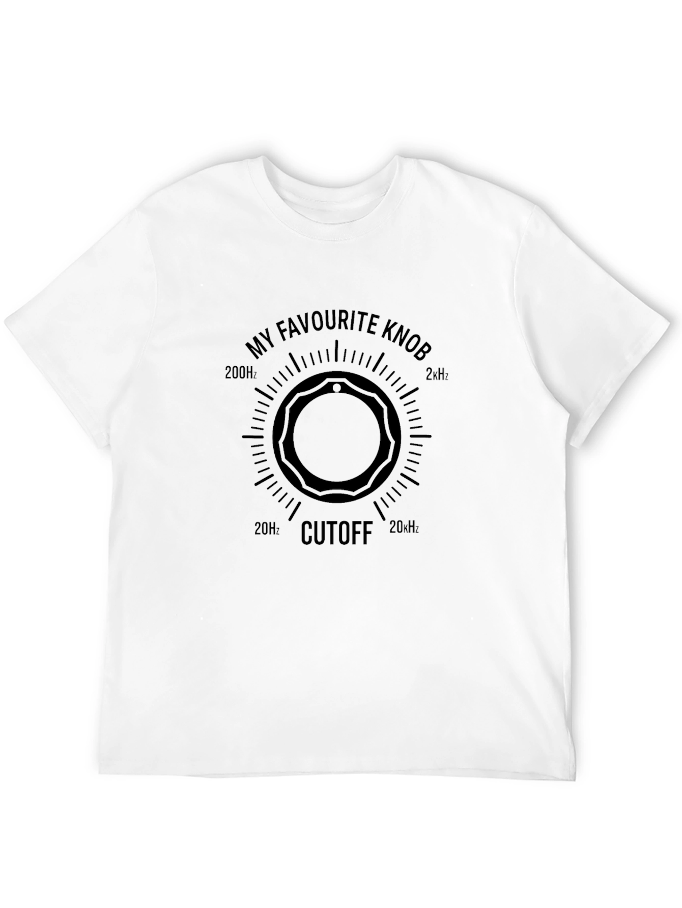 My Favorite Knob Cutoff T-Shirt - Black