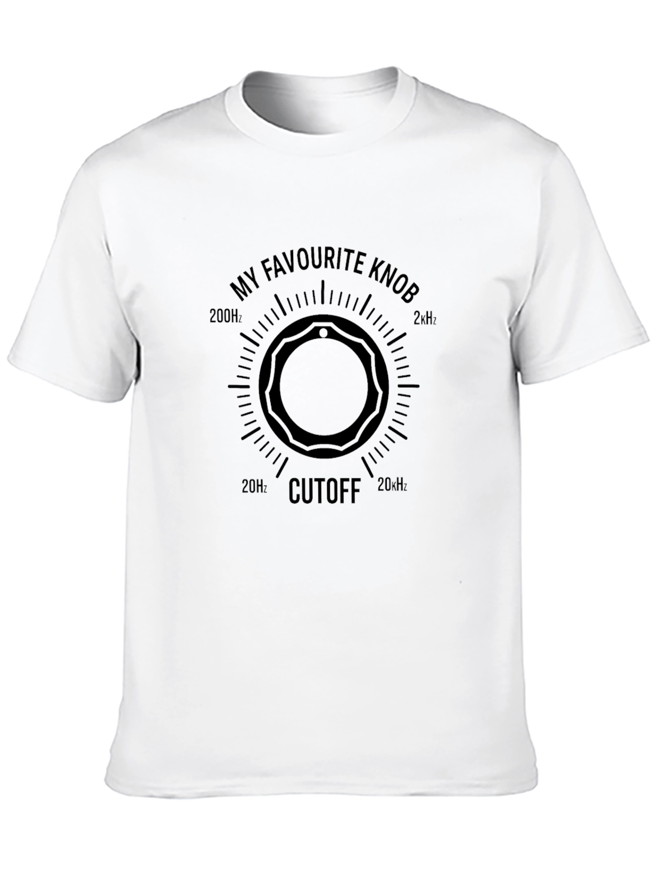 My Favorite Knob Cutoff T-Shirt - Black