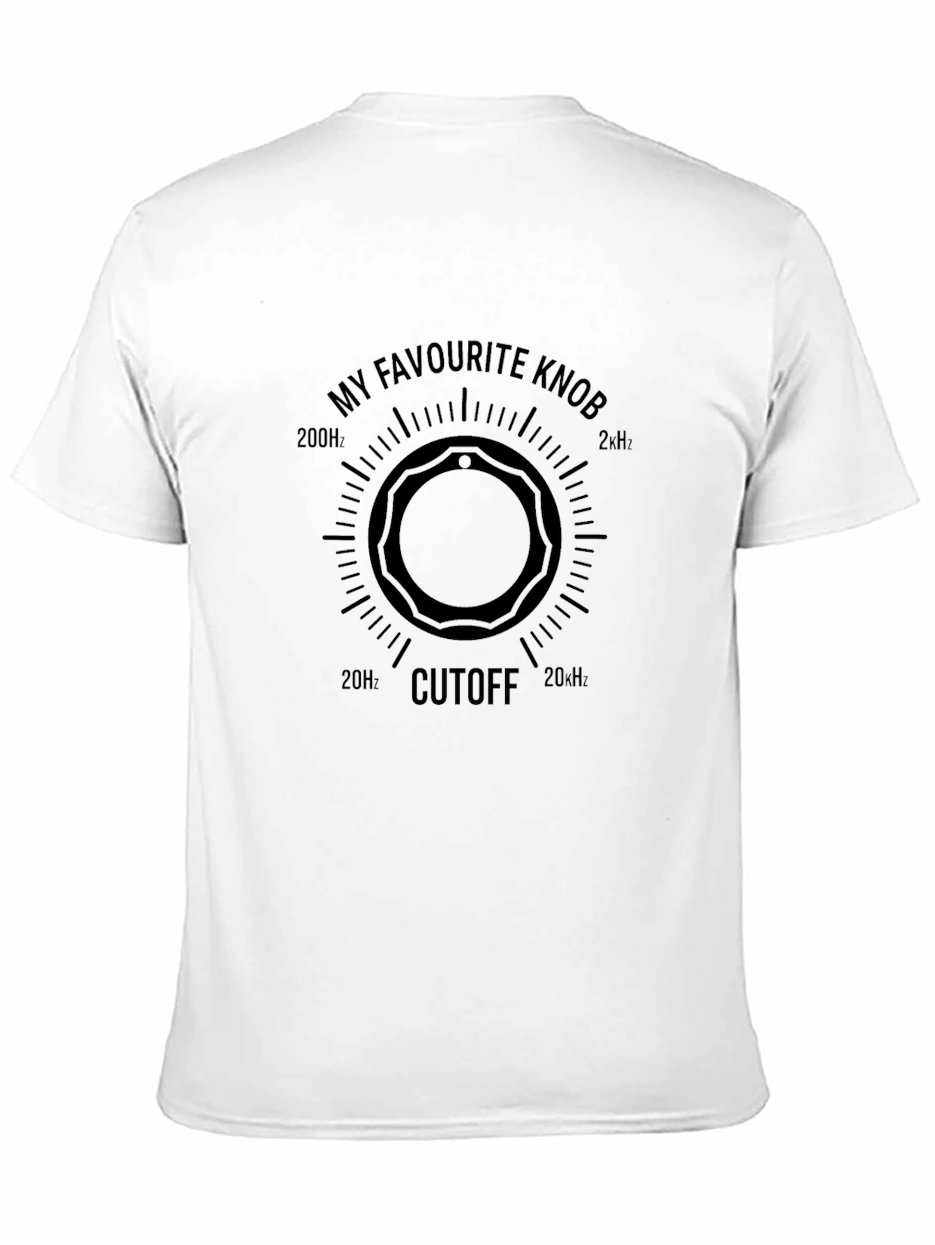 My Favorite Knob Cutoff T-Shirt - Black