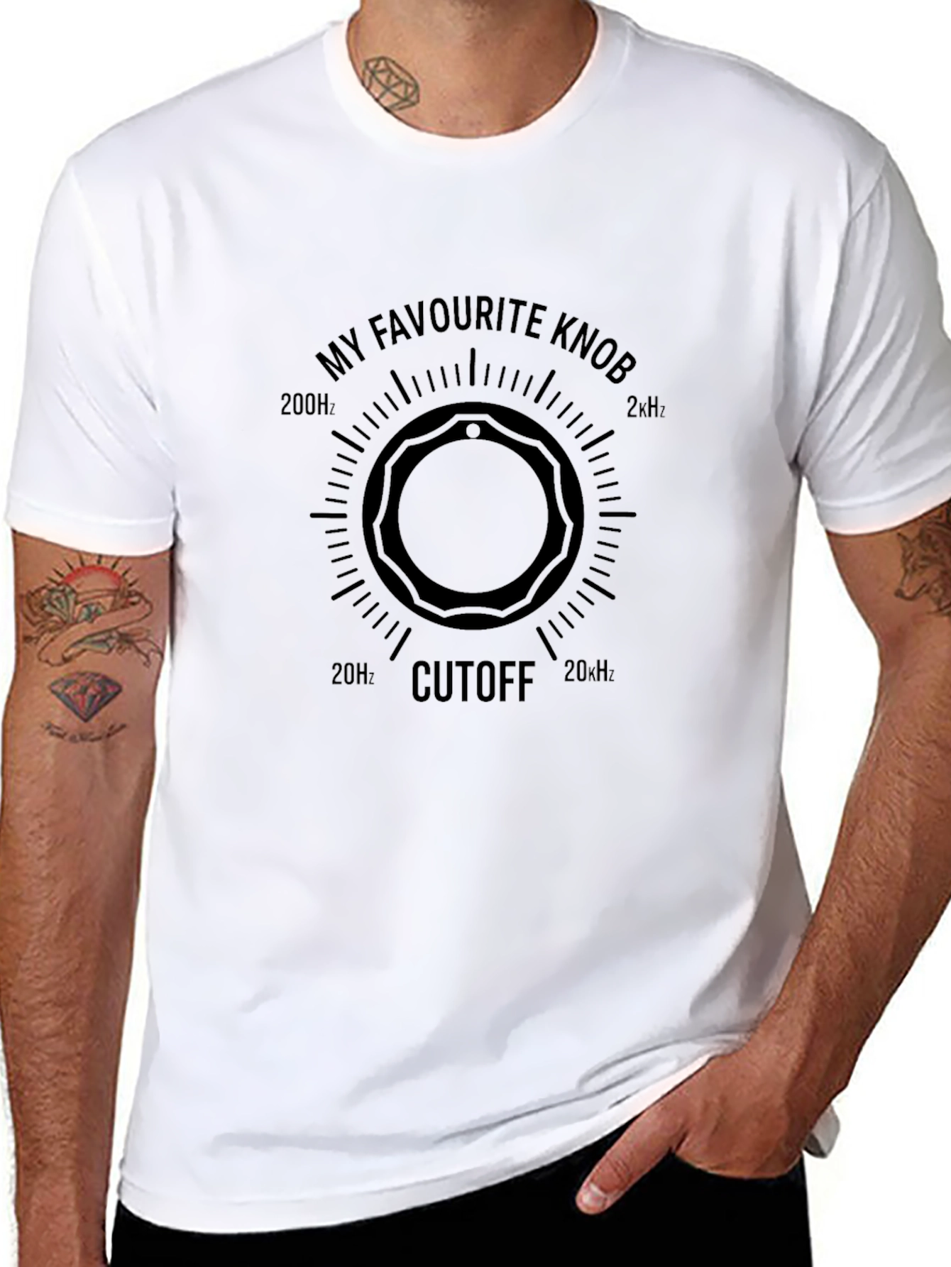 My Favorite Knob Cutoff T-Shirt - Black