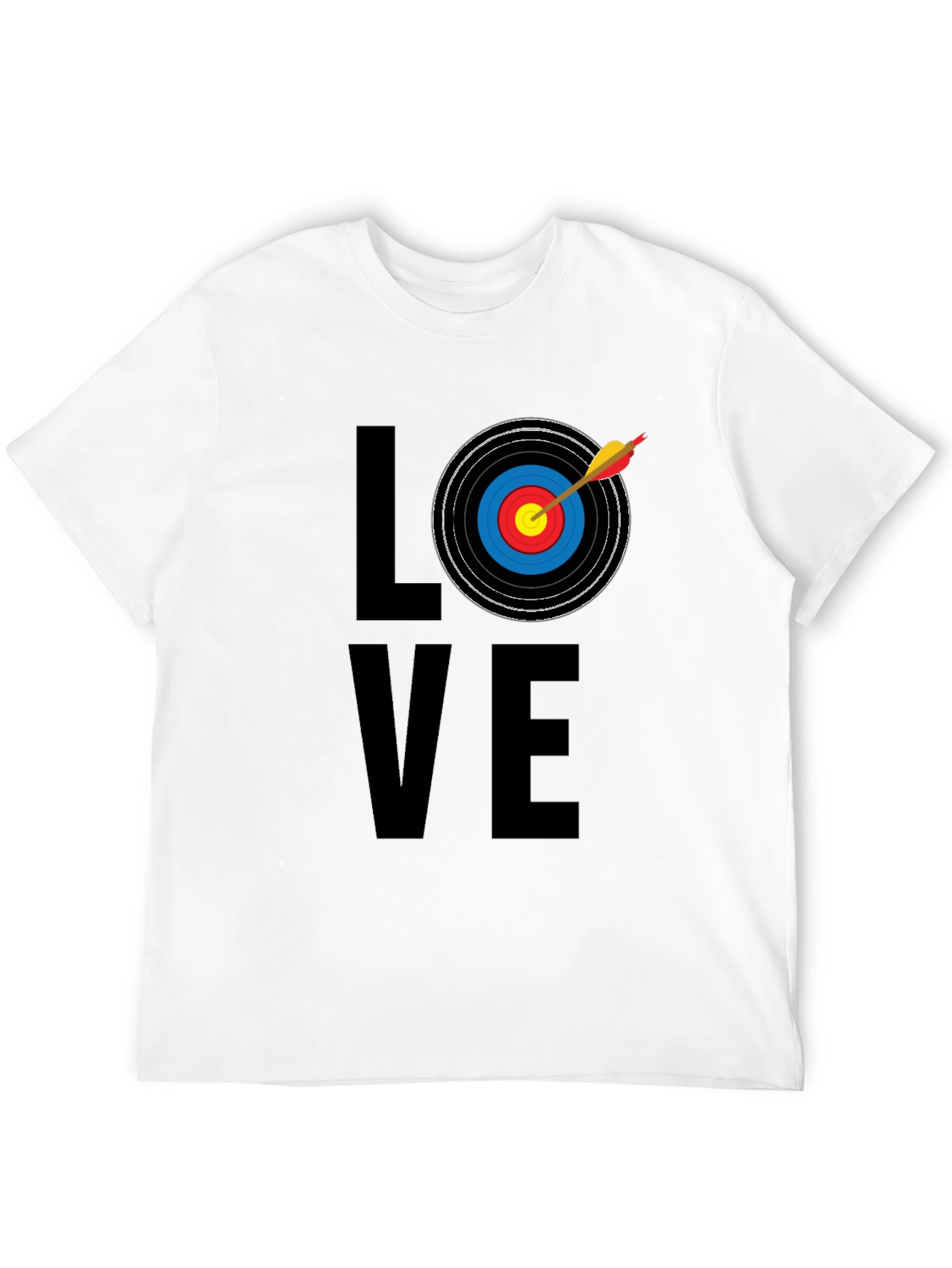 Archery LOVE T-Shirt - Black Graphic Tee