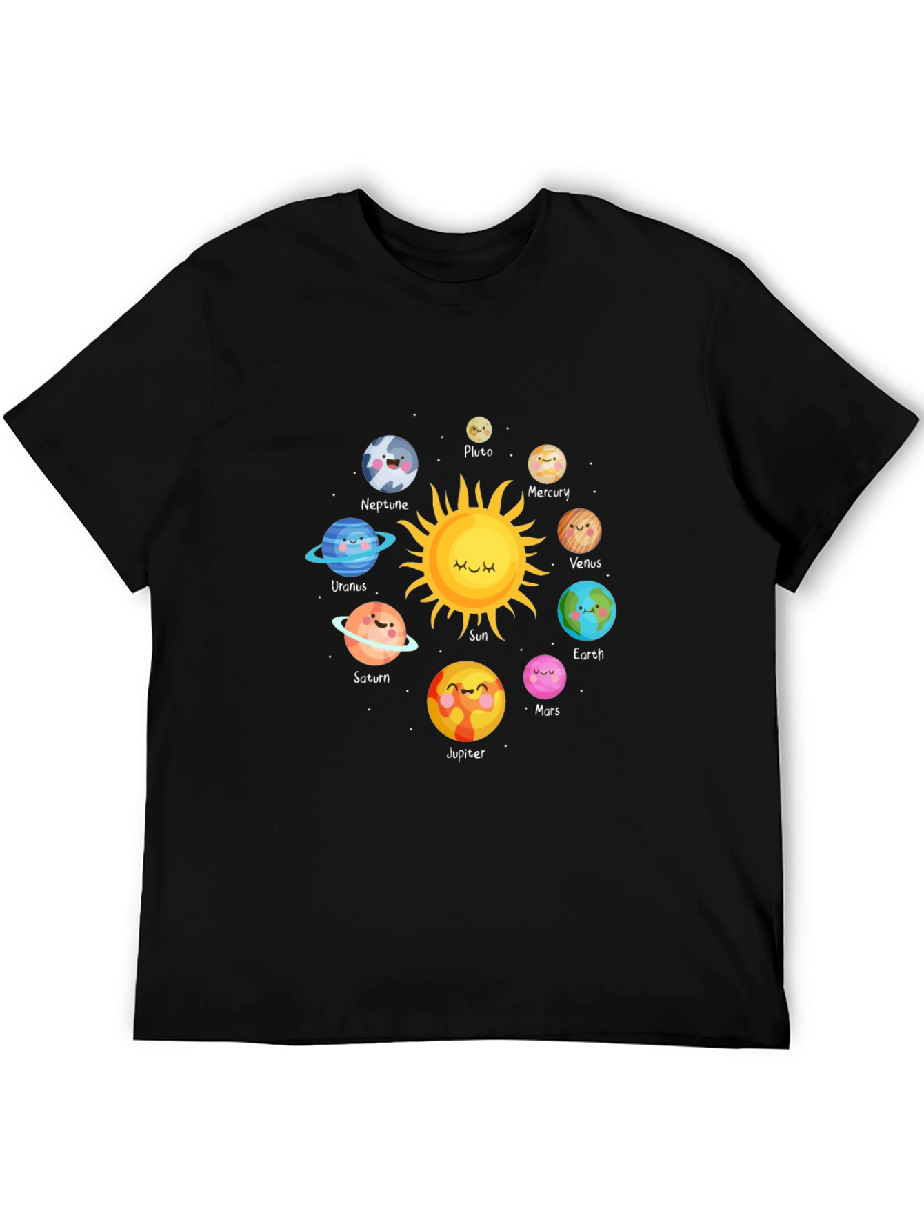 Cartoon Planets T-Shirt - Space Theme