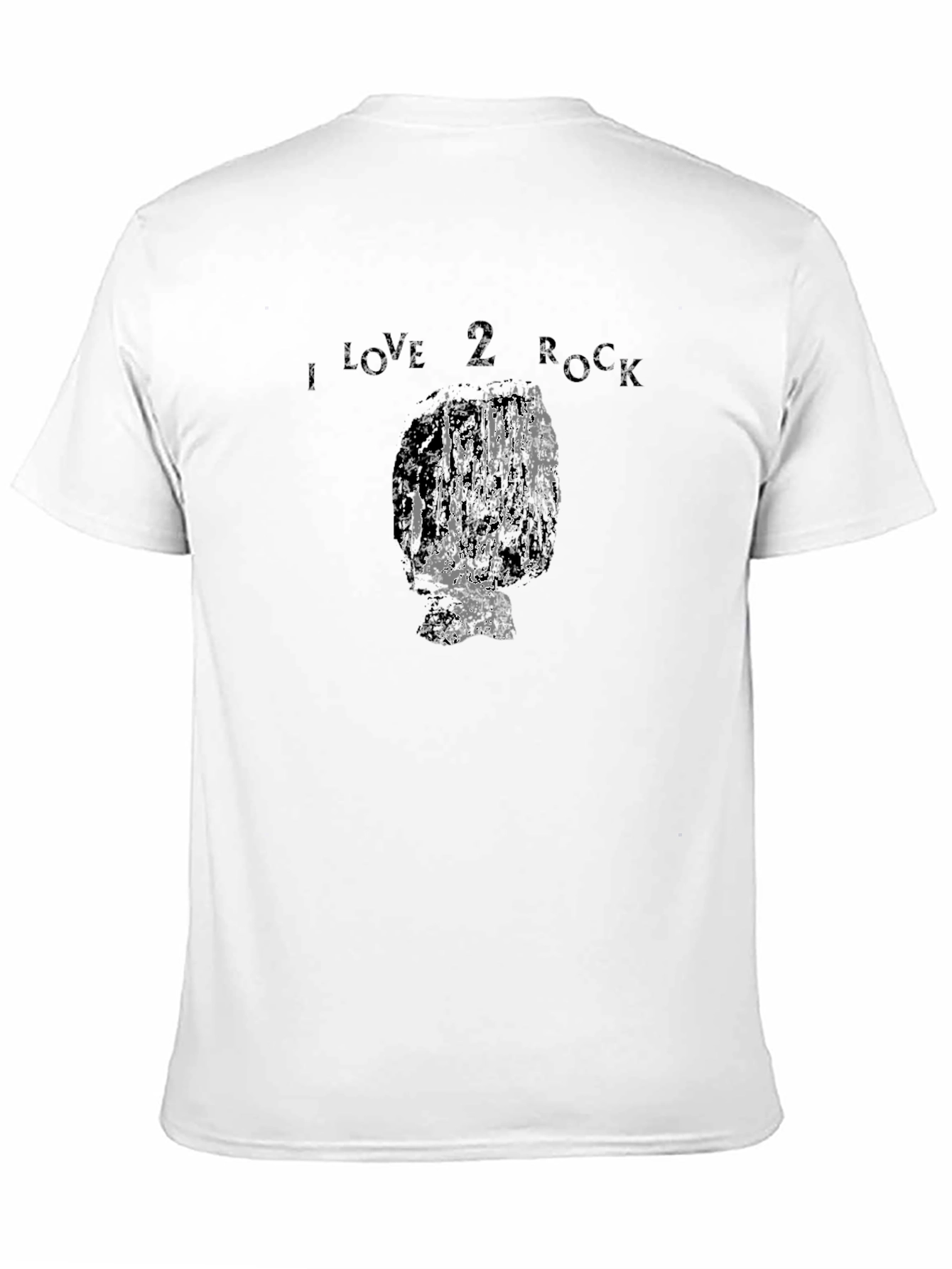 I Love 2 Rock T-Shirt - Black