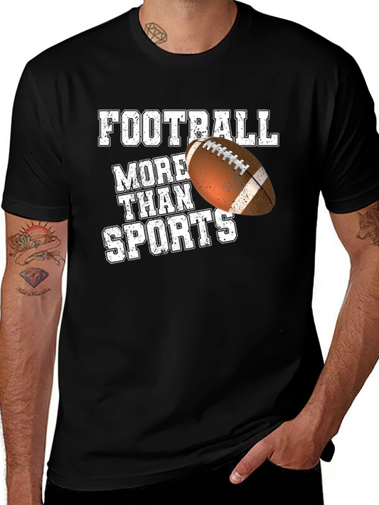 Football More Than Sports Graphic T-Shirt