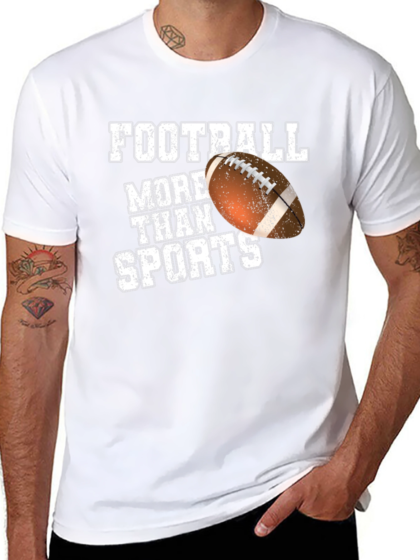 Football More Than Sports Graphic T-Shirt