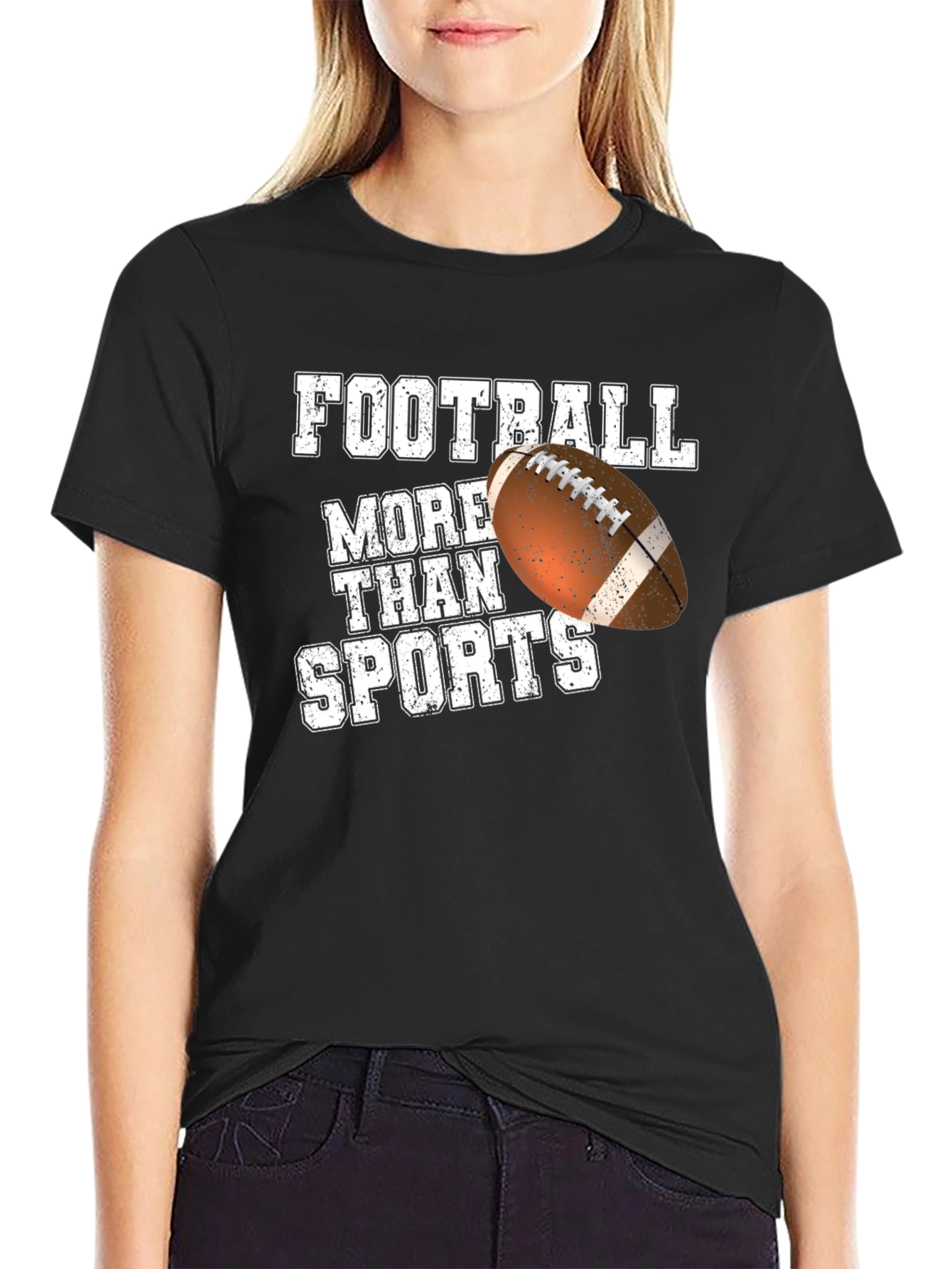 Football More Than Sports Graphic T-Shirt