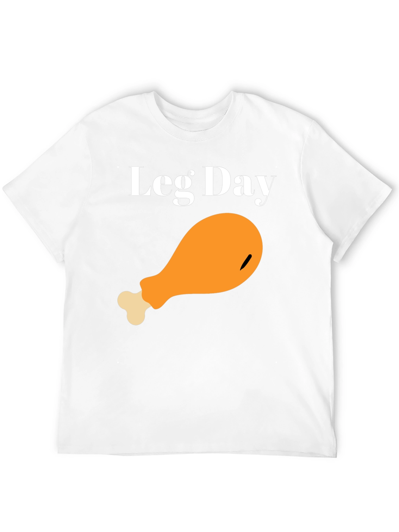 Leg Day Chicken T-Shirt - Funny Workout Tee