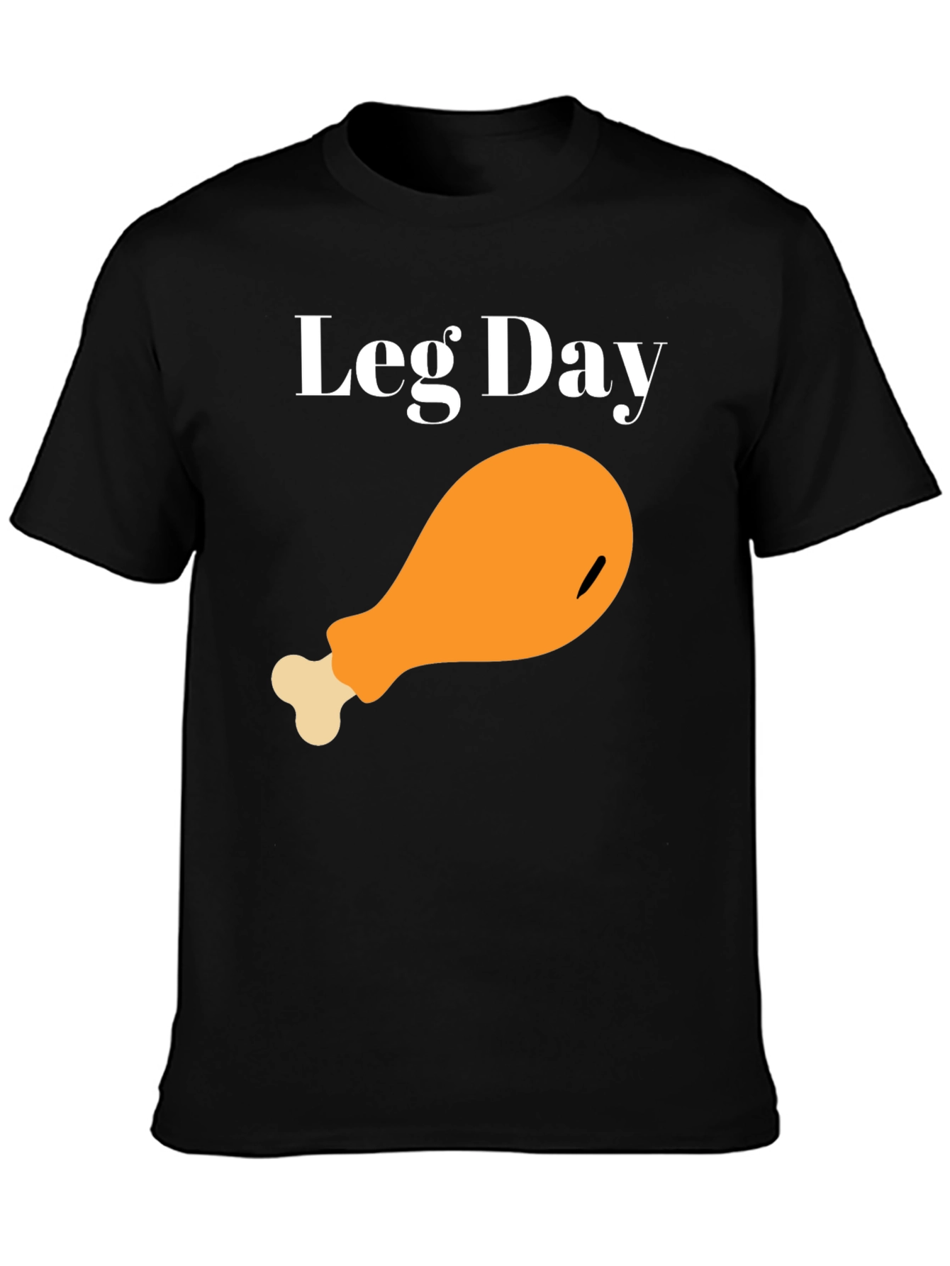 Leg Day Chicken T-Shirt - Funny Workout Tee