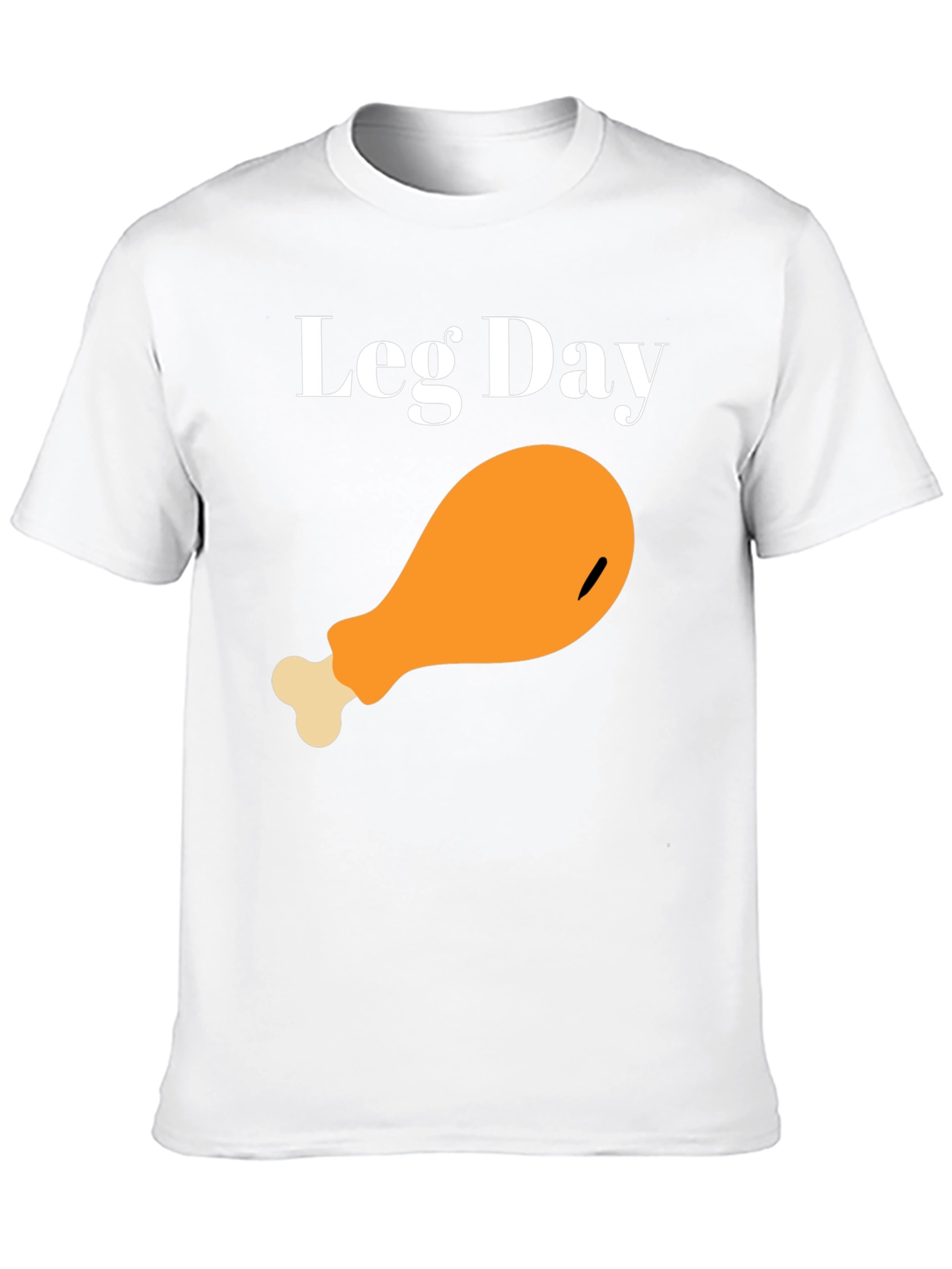 Leg Day Chicken T-Shirt - Funny Workout Tee
