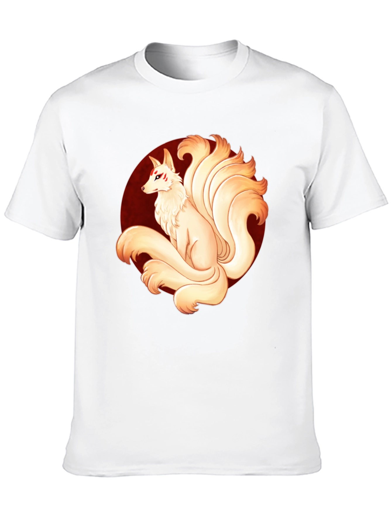 Nine-Tailed Fox Graphic Tee - Stylish Anime Inspired Shirt