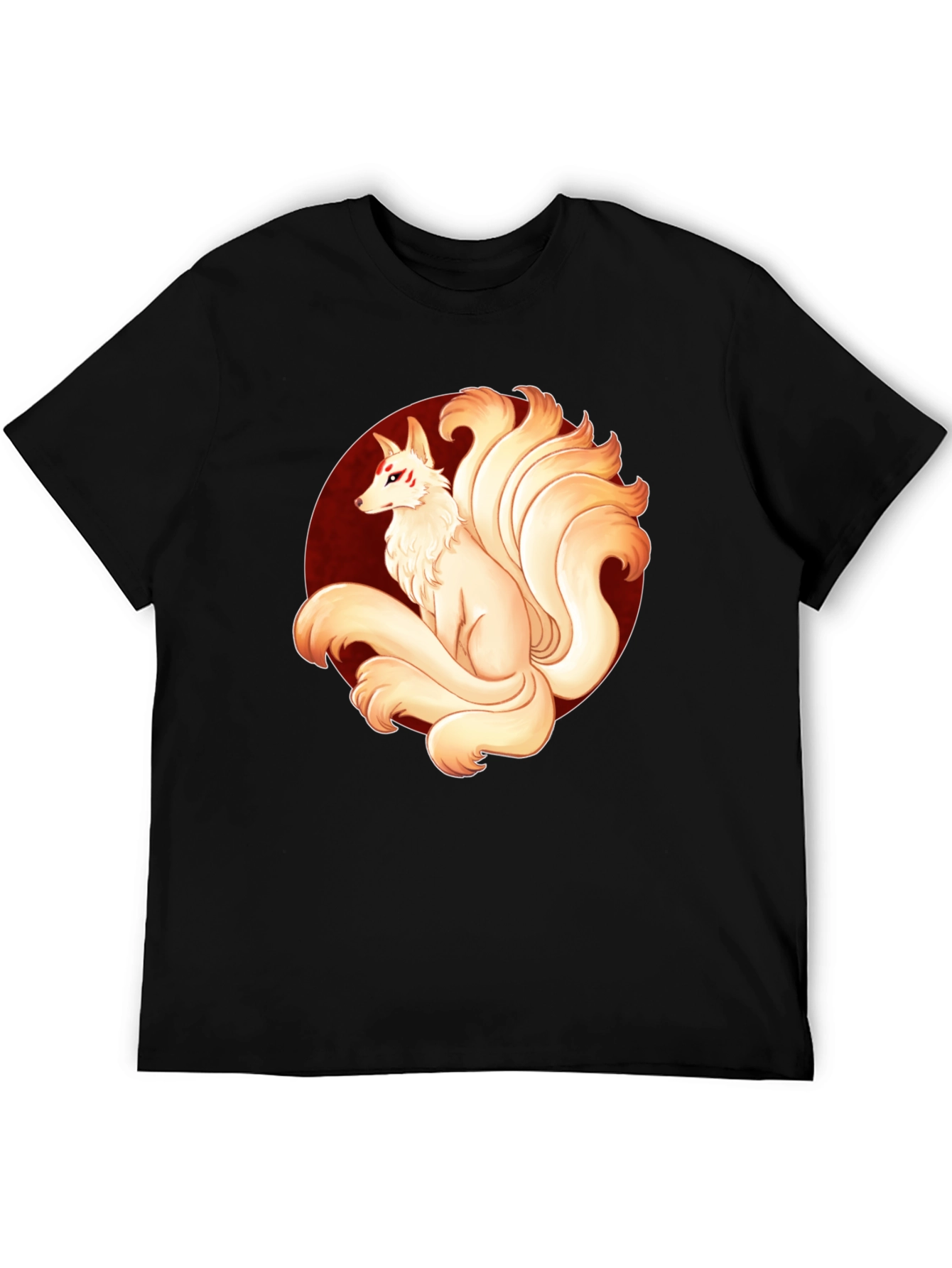 Nine-Tailed Fox Graphic Tee - Stylish Anime Inspired Shirt
