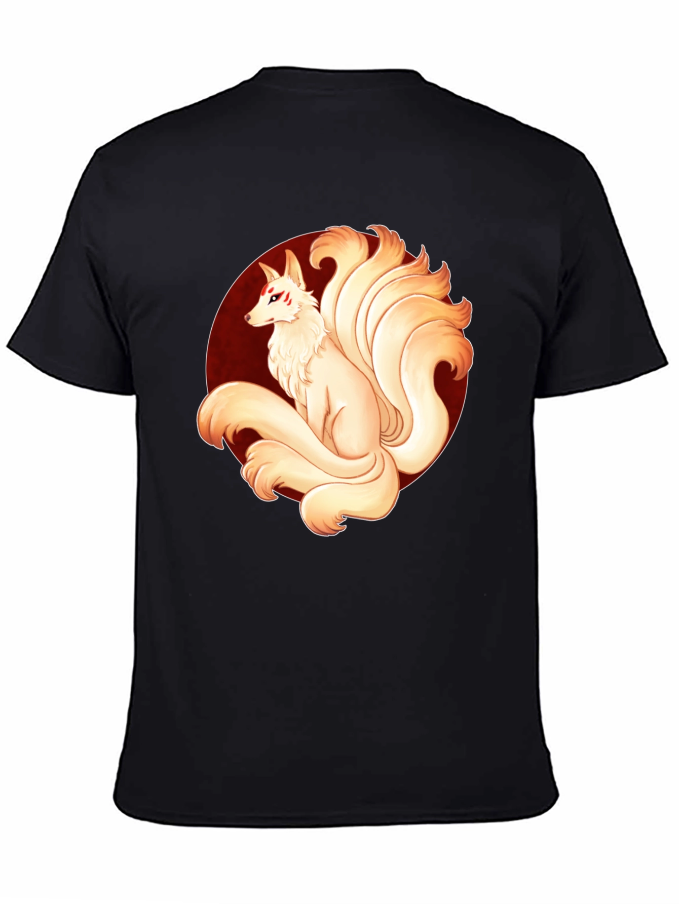 Nine-Tailed Fox Graphic Tee - Stylish Anime Inspired Shirt