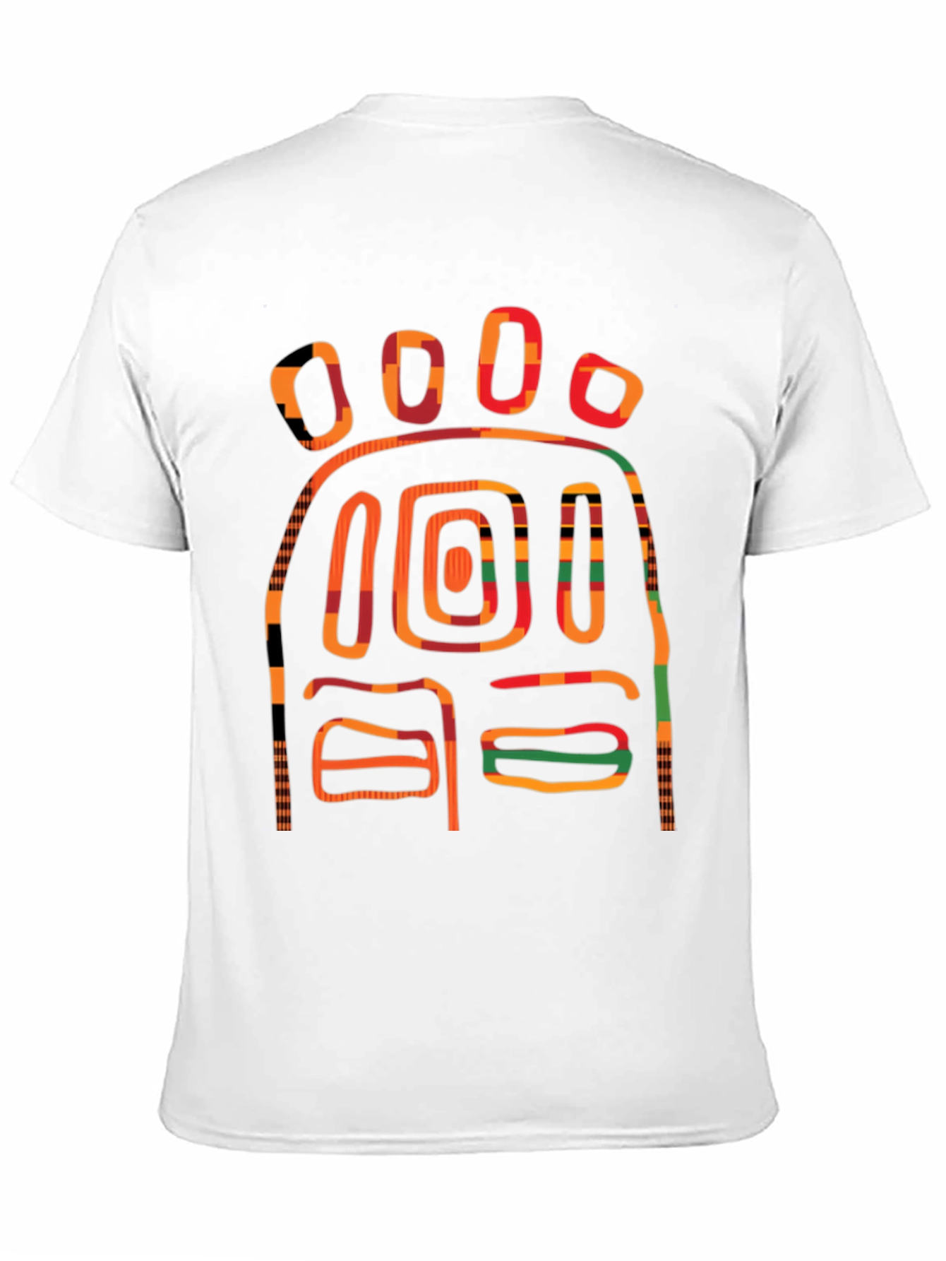Abstract Graphic Print T-Shirt - Bold Design