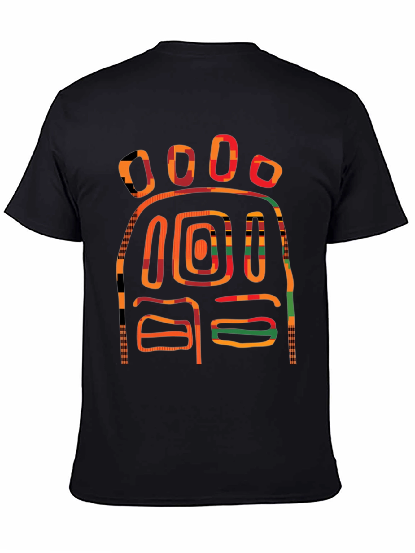 Abstract Graphic Print T-Shirt - Bold Design